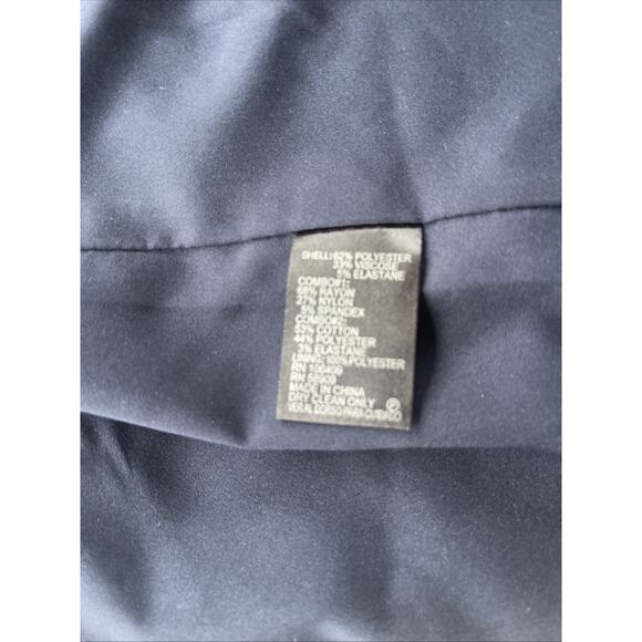 Antonio Melani Navy Blue Gray Stretch Sheath Dress 2 Excellent Business Casual - Picture 7 of 7